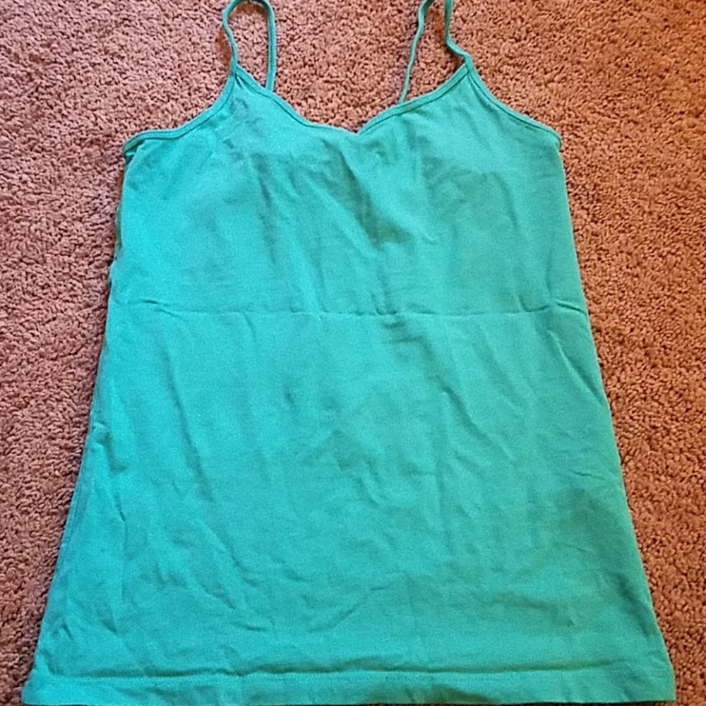 Teal tank top